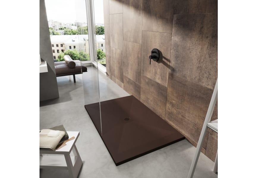 Stone Plato de ducha a ras del suelo 160x70 baño moderno