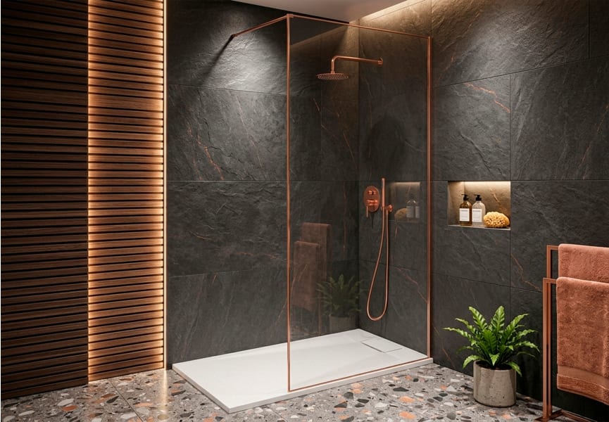 Plato de ducha de resina Kassandra Mercuri Ambiente 2