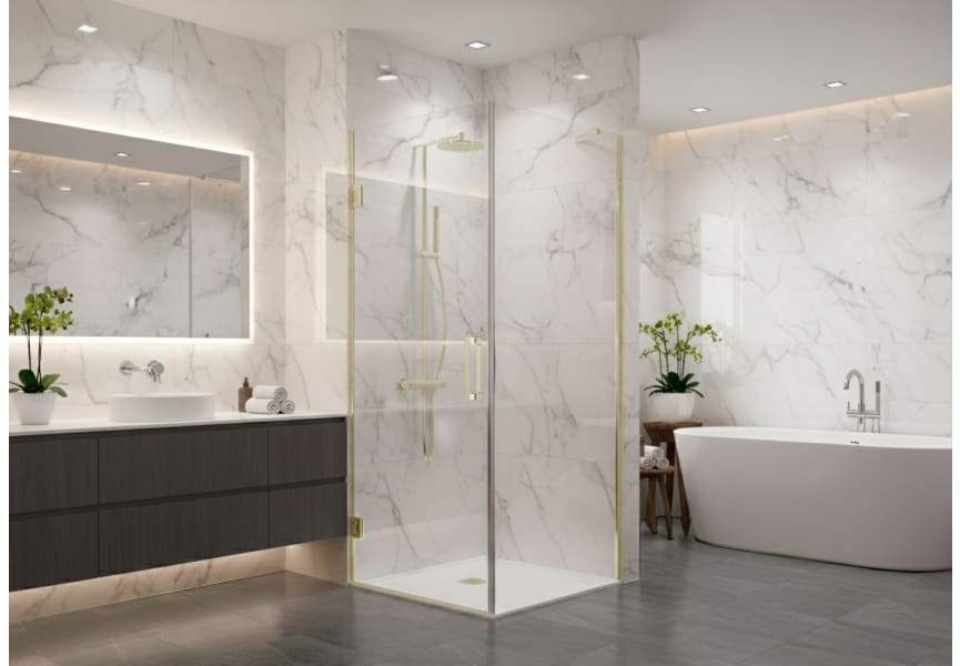 Paroi de douche angulaire Adhara (400A) Principal 4