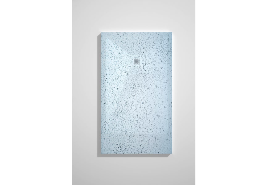 Platos de ducha de resina decorados Bruntec Design 3D Azul opción 9