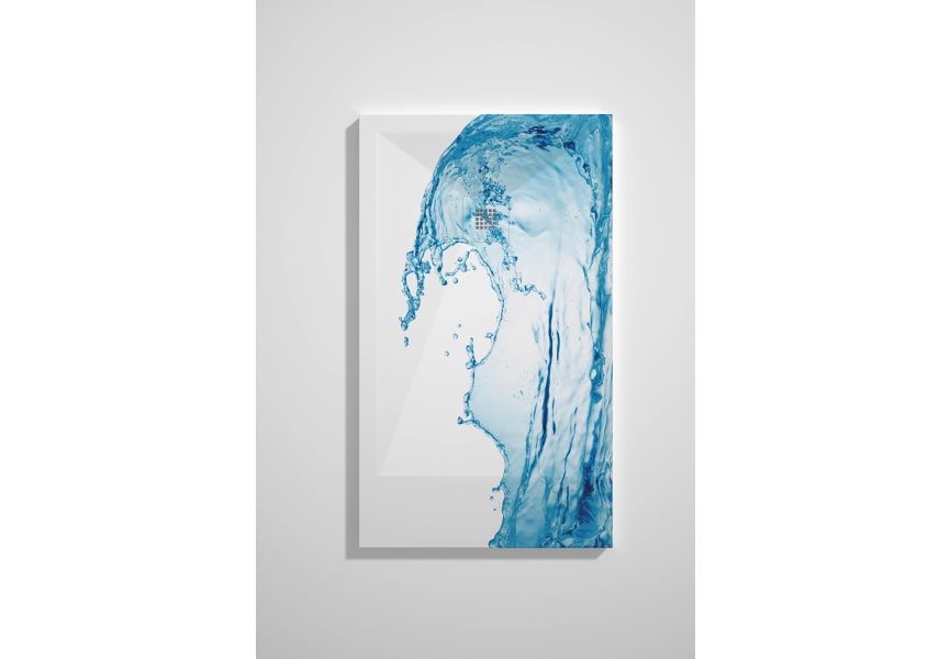 Platos de ducha de resina decorados Bruntec Design 3D Azul opción 8