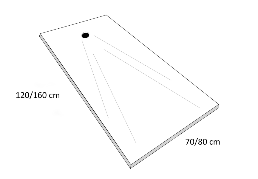 Plato de ducha Bruntec Compac Croquis 5