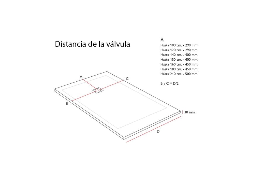 Plato de ducha Bruntec Design Sierra Nevada Croquis 9