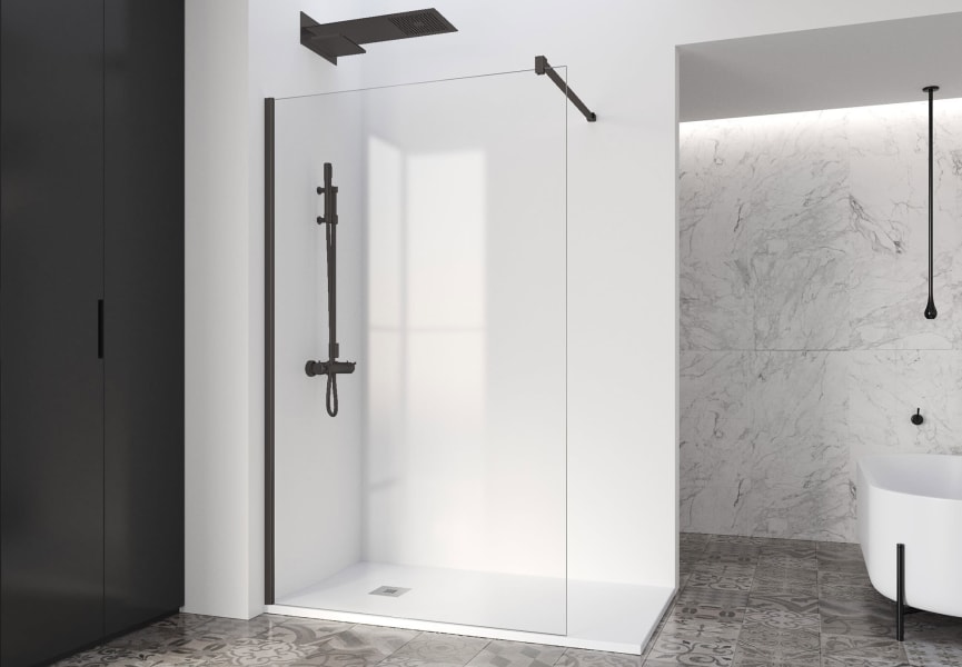 Mampara de ducha panel fijo Profiltek Fado Principal 0