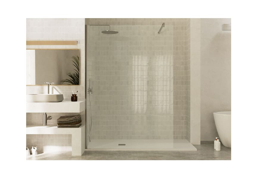 Mampara de ducha panel fijo Profiltek Fado Ambiente 5