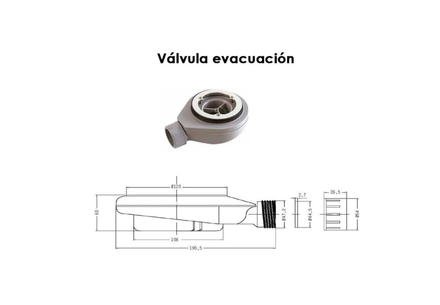 Plato de ducha de resina Nudespol Textura Croquis 6