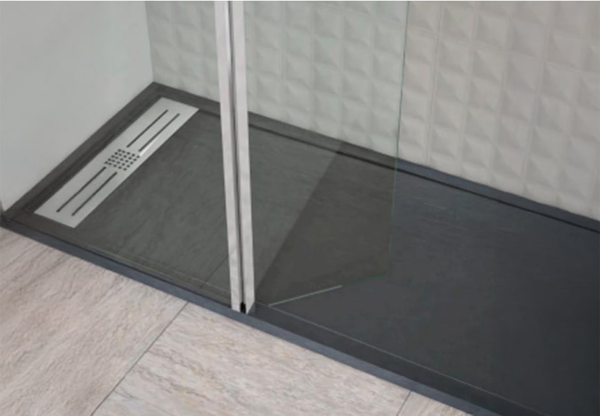 Mampara fija de ducha + abatible, Minimal 6 mm Detalle 3