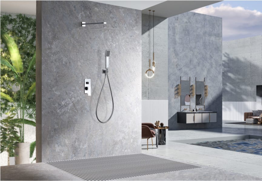 Conjunto de ducha empotrado de Imex Pisa Ambiente 12