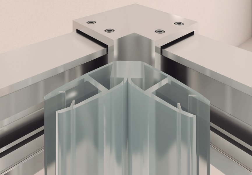 Mampara de ducha Bruntec Elite 300 Detalle 3