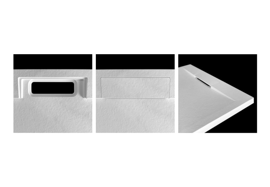 Plato de ducha de resina de Bruntec Fluvia Detalle 10