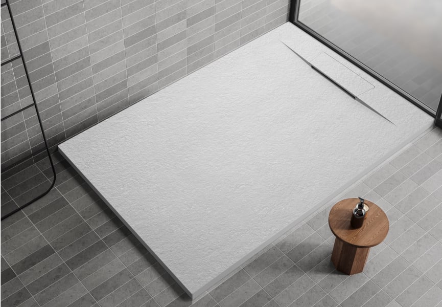 Plato de ducha de resina de Bruntec Fluvia Principal 1