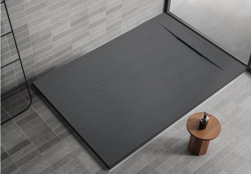 Plato de ducha de resina de Bruntec Fluvia Principal 3