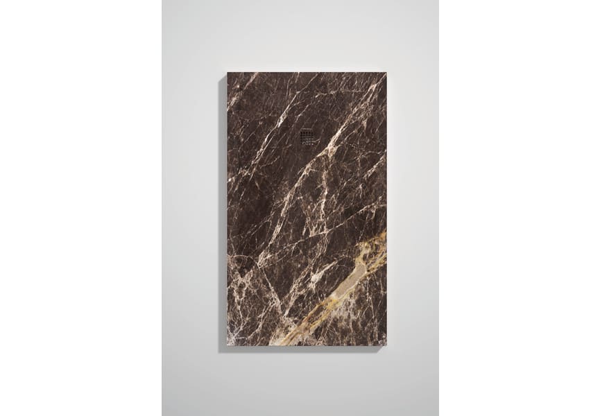 Platos de ducha de resina decorados Bruntec Stone 3D Mármol opción 21