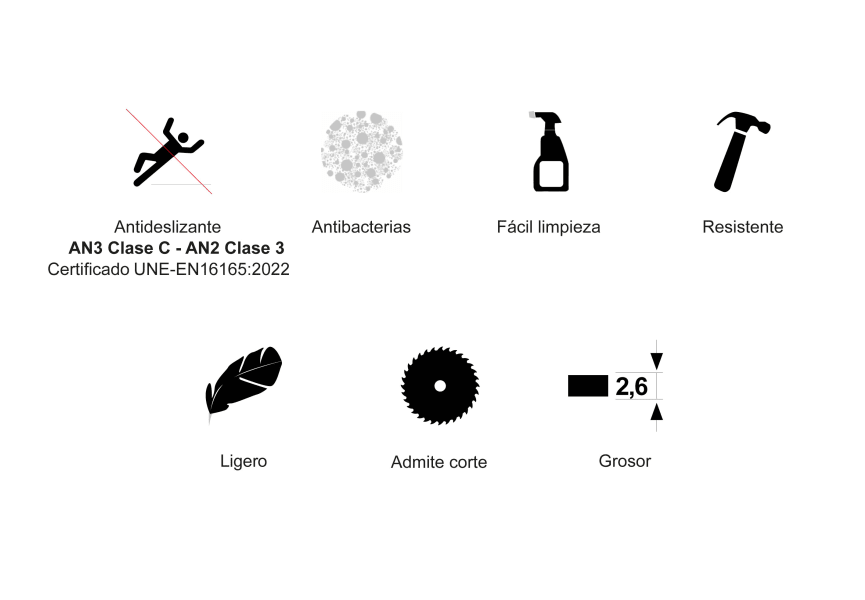 Platos de ducha de resina Bruntec Mercuri opción 5