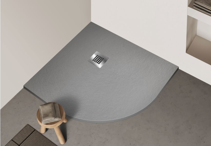 Plato de ducha de resina de Bruntec Orbis Principal 5