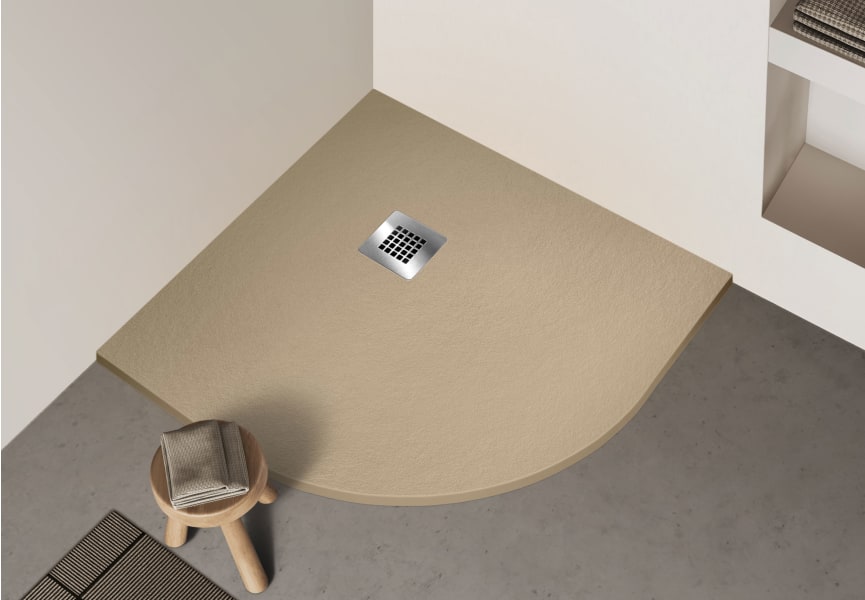 Plato de ducha de resina de Bruntec Orbis Principal 0