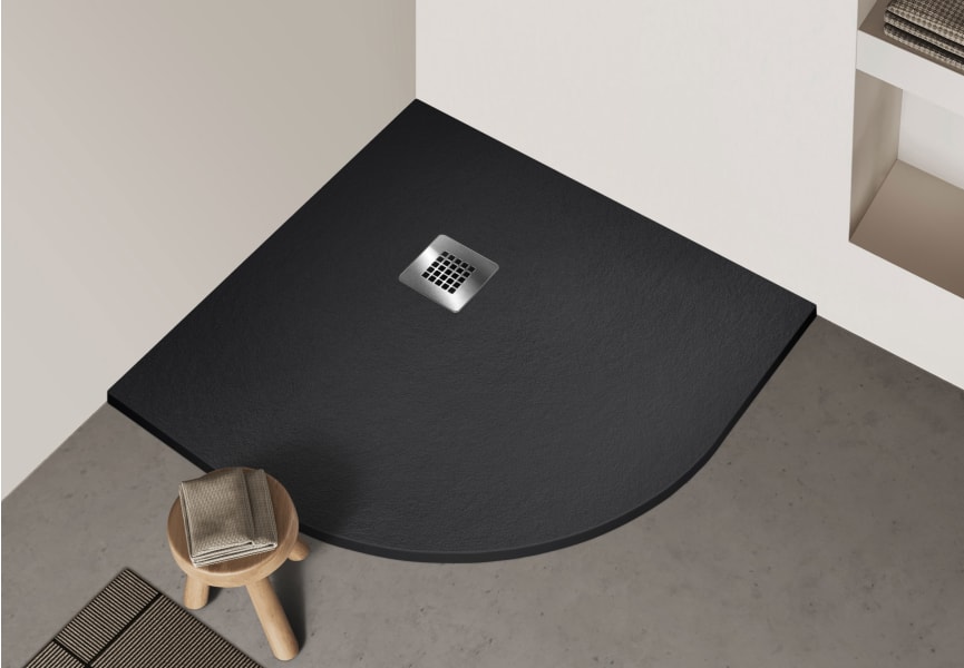 Plato de ducha de resina de Bruntec Orbis Principal 4