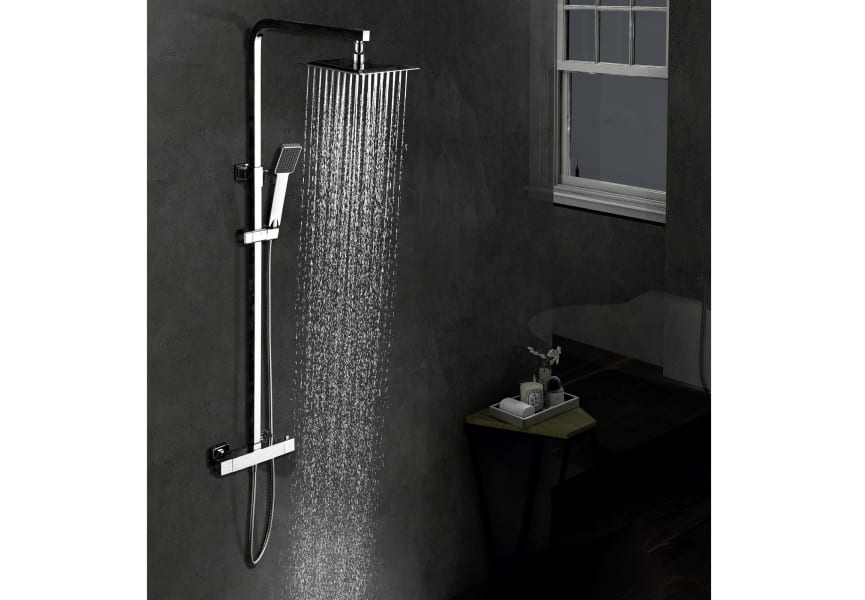 Columna de Ducha Negra BLACK SHOWER PLUS