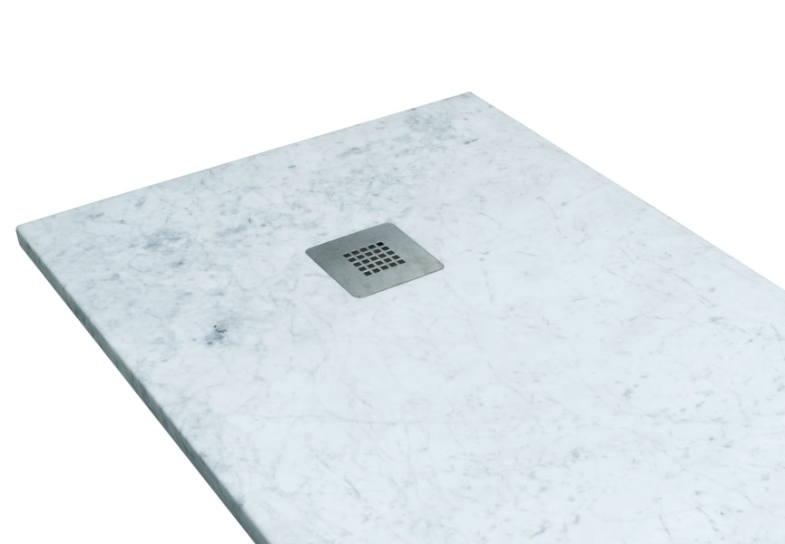 Plato de ducha Mármol Natural Bruntec Carrara Detalle 3