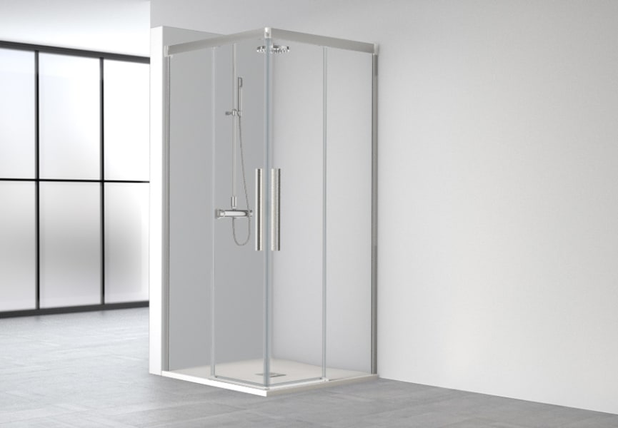 Mampara de Ducha Profiltek Wind (WI-220) opción 3