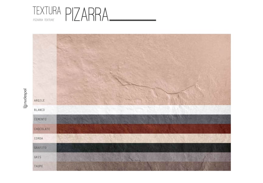 Platos de ducha de resina Textura opción 8