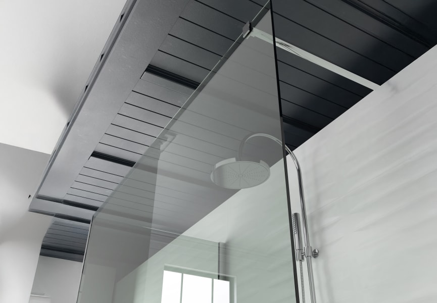 Mampara de ducha fija Minimal Detalle 4