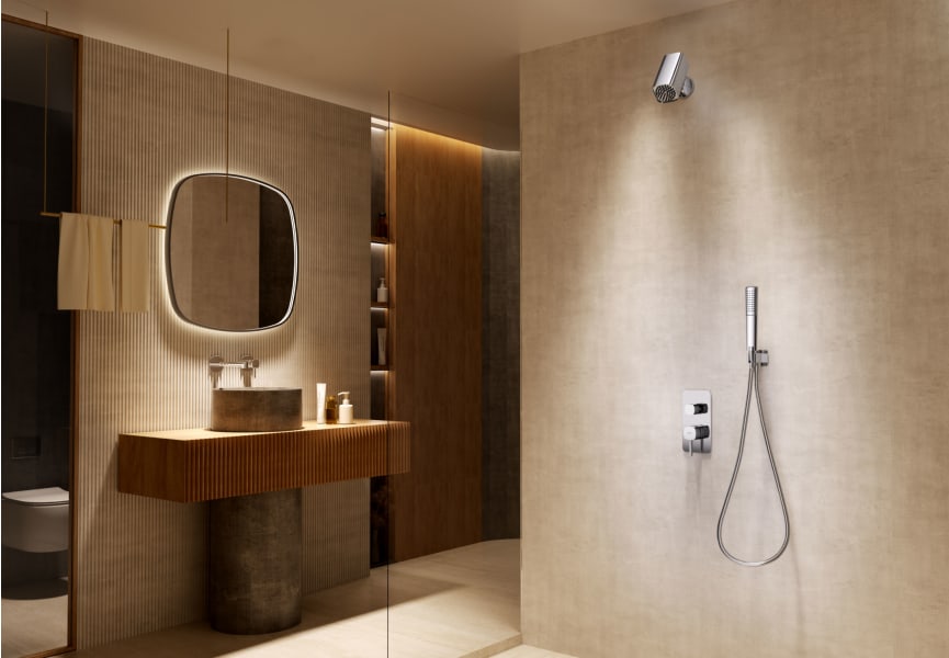Conjunto de ducha empotrado Imex Toscana Ambiente 9