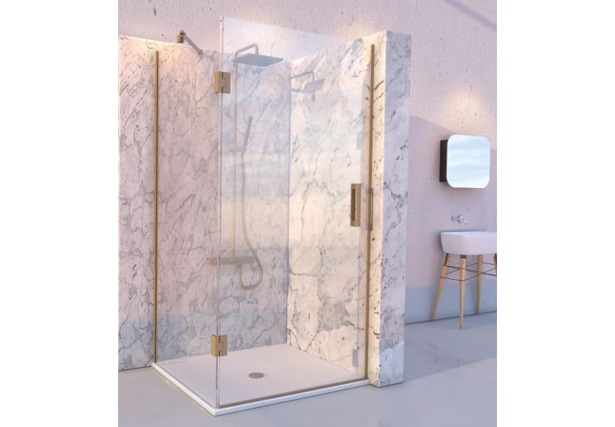 Mampara de ducha con puerta abatible Kratos