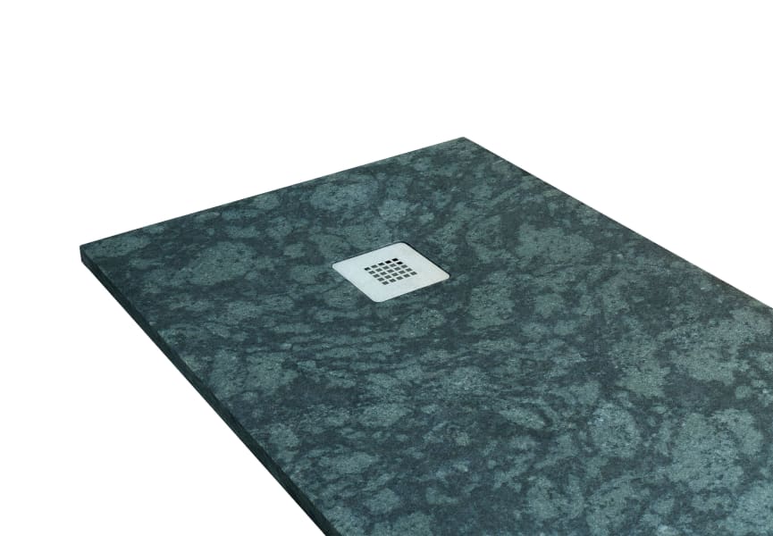 Plato de ducha Granito natural Bruntec Verde India Detalle 3
