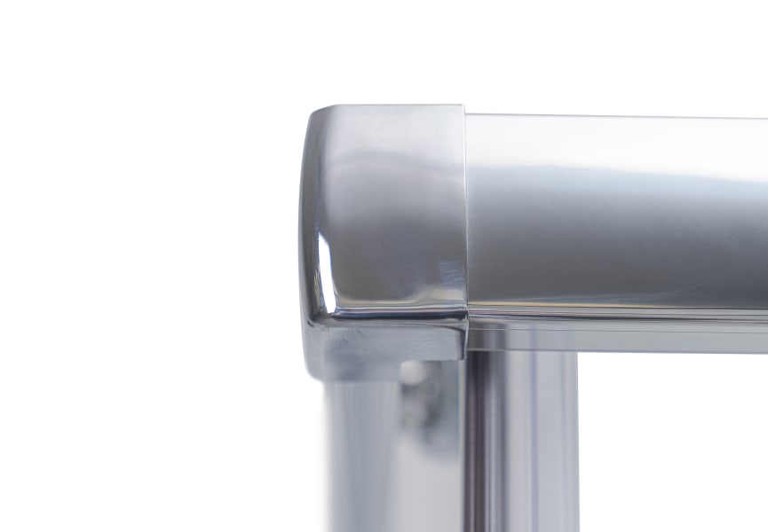 Mampara de ducha angular Emma color negro Detalle 7