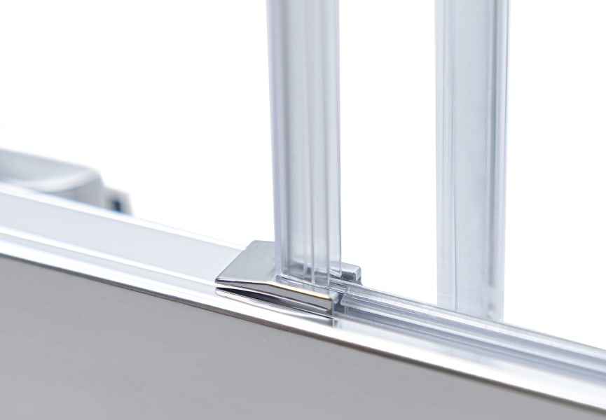 Mampara de ducha angular Emma color negro Detalle 8