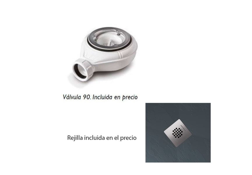 Platos de ducha de resina decorados Bruntec Design 3D Natura Croquis 6