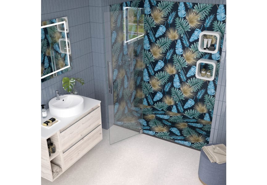 Platos de ducha de resina decorados Bruntec Design 3D Natura Ambiente 2