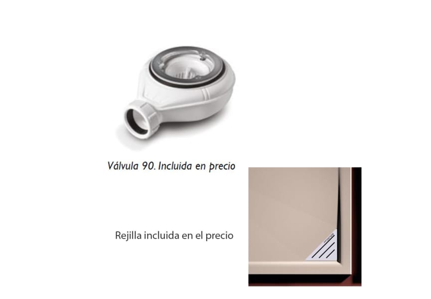 Plato de ducha Bruntec Design Corner Croquis 7