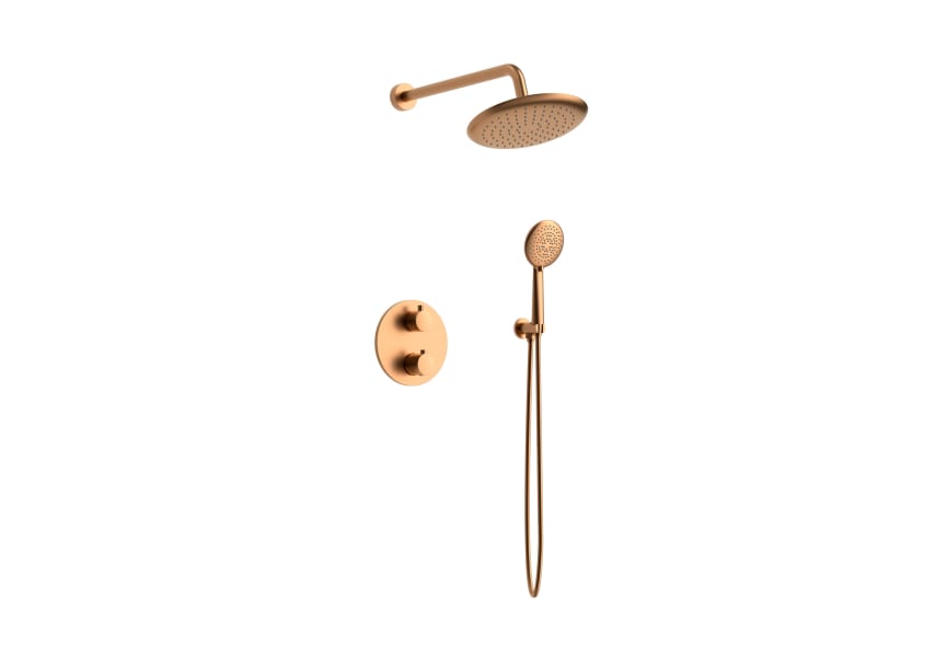 Conjunto de ducha empotrado de Lluvibath Bambú Principal 1