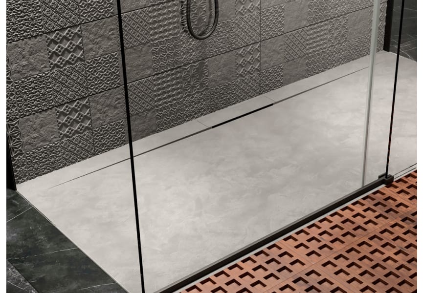 Plato de ducha de resina Hidronatur Lyra Ambiente 2