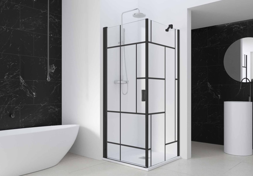 Mampara de ducha Profiltek Arcoiris (AC-208) opción 6