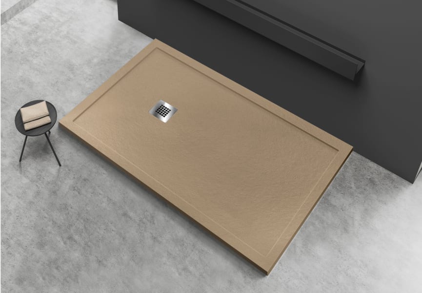 Plato de ducha de resina de Bruntec Arco Principal 0