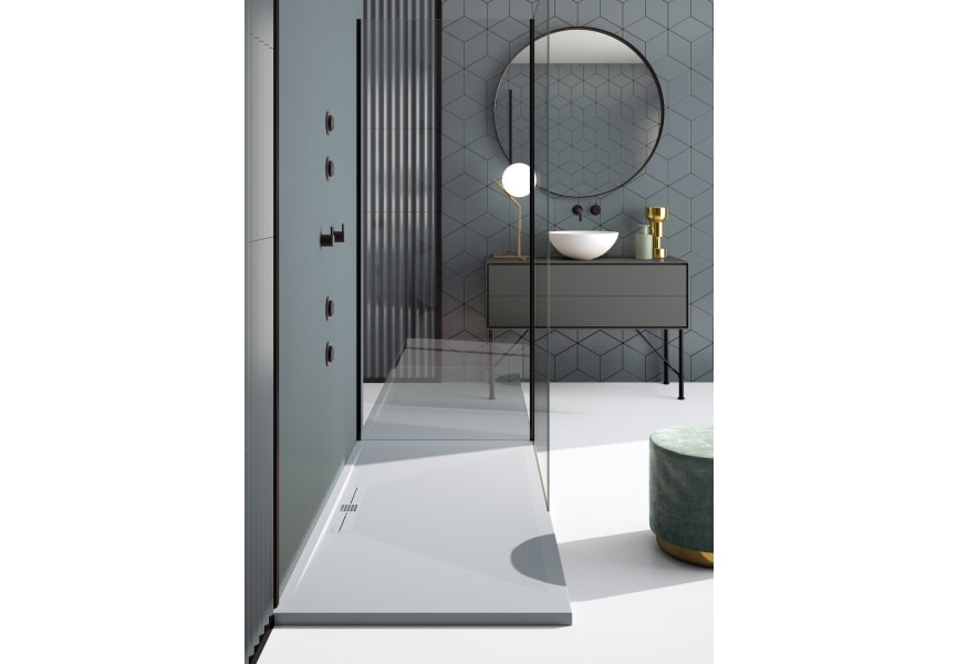 Plato de ducha Bruntec Design Tiden Ambiente 1
