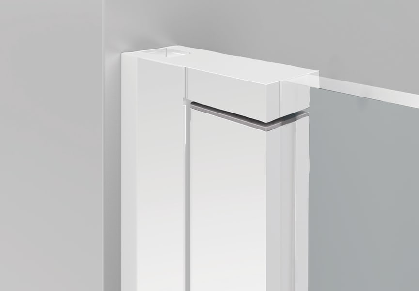 Mampara de ducha en Acero Inox Dione Detalle 8
