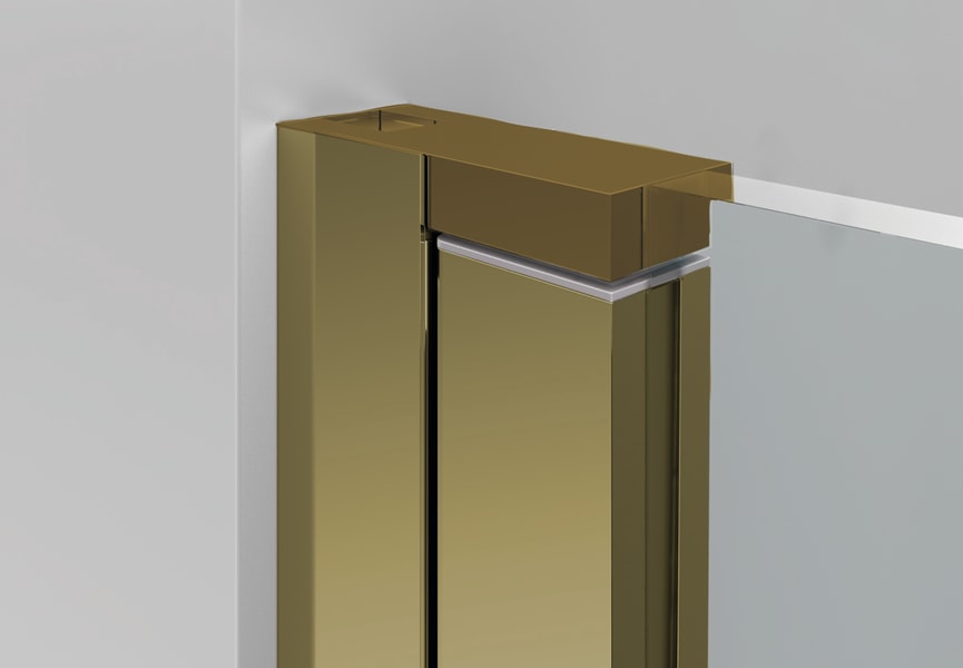 Mampara de ducha en Acero Inox Dione Detalle 10