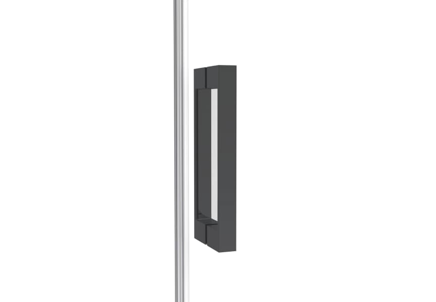 Mampara de ducha GME Twenty negro mate Detalle 1