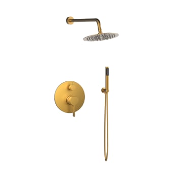 Conjunto de ducha empotrado de Lluvibath Bambú