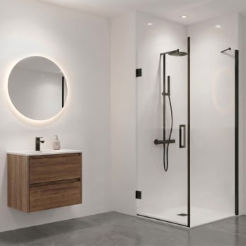 Mampara de ducha angular Adhara (400A)