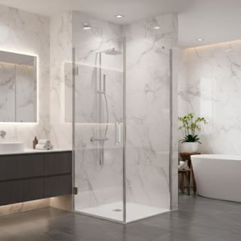 Mampara de ducha angular Adhara (400A)