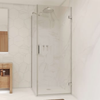 Mampara de ducha angular Bruntec Pure (400A)