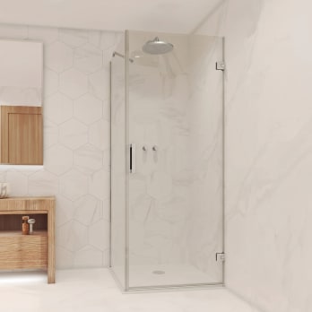 Mampara de ducha angular Bruntec Aurea (400A)
