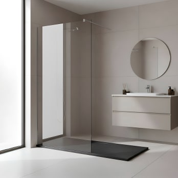 Mampara de ducha fija Leroy