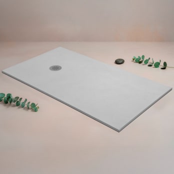Plato de ducha Cuarzo Natural Bruntec Gris