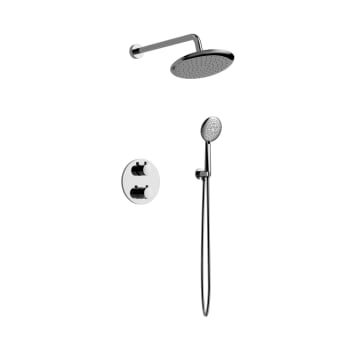 Conjunto de ducha empotrado de Lluvibath Bambú